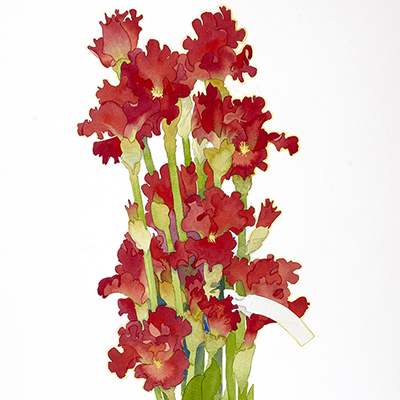 美品　洋書　Flowers：ゲイリー・ブコヴニク　Gary Bukovnik Flowers: Gary Bukovnik Watercolors and Monotypes: Bukovnik